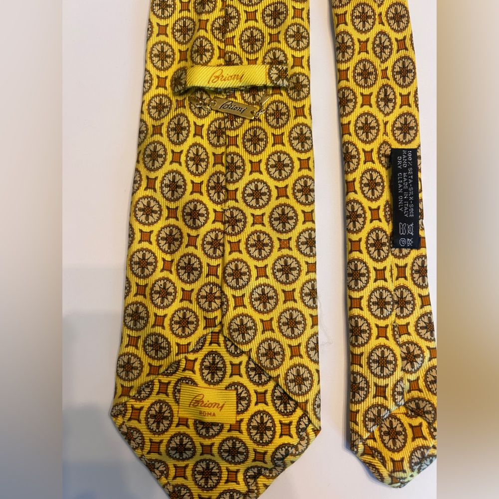 Brioni Patterned All Silk Tie